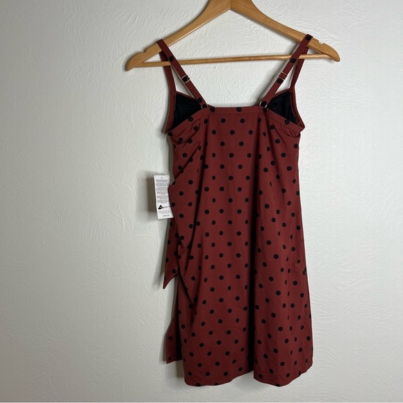 NWT Lands' End Chlorine-Resistant Sweetheart Swin Dress One Piece Swimsuit Sz 2 - Picture 7 of 10